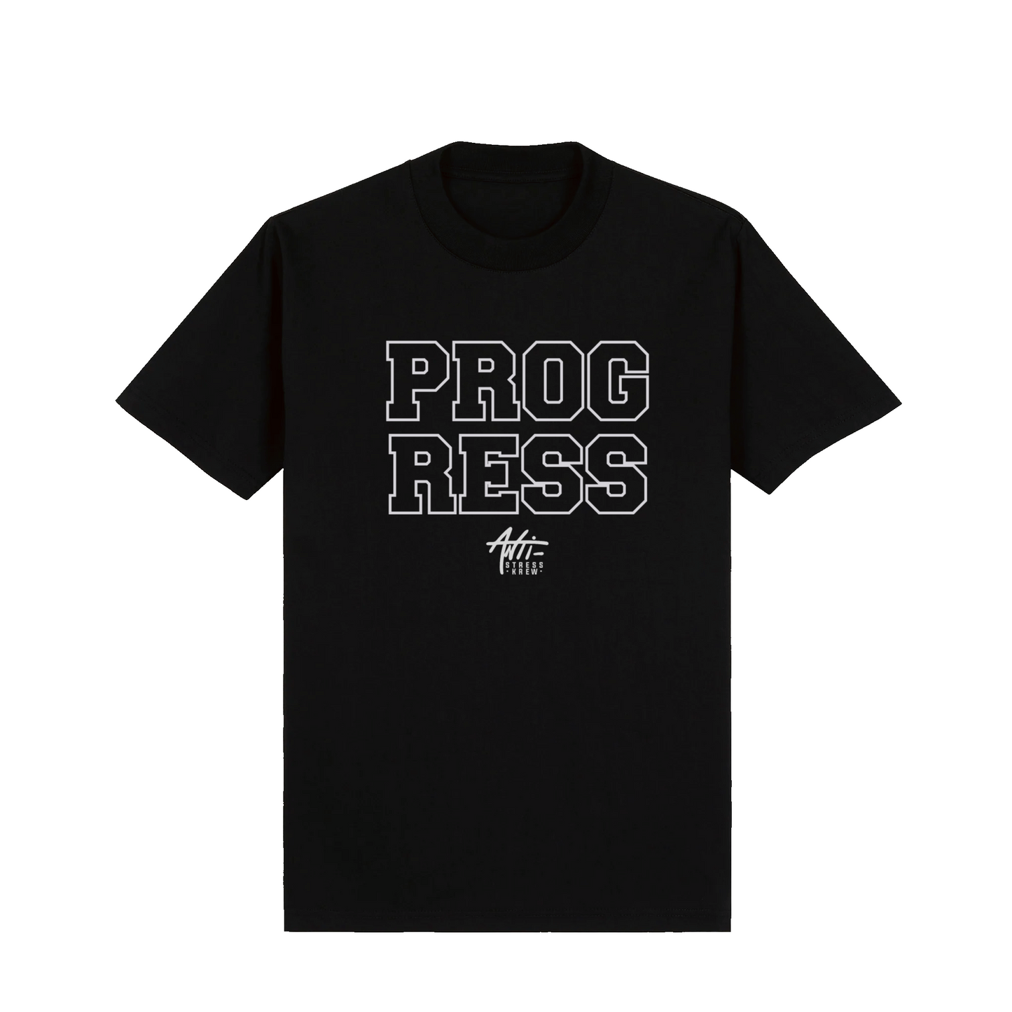 PROGRESS TEE (FULL CHEST/BLACK)